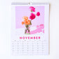 colorful stationery art calendar for your walls based on original still life vibrant, bright and fresh oil paintings by australian emerging artist yani lenehan